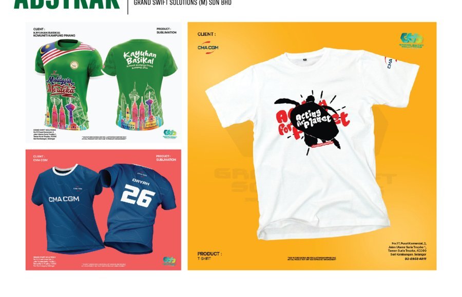Sports apparel design work